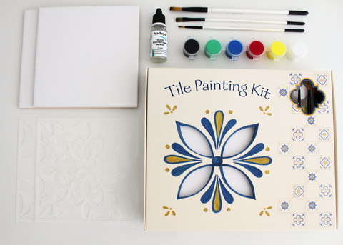 Kit para pintar azulejos portugueses