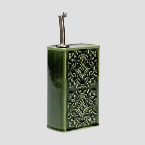 Dispensador de Aceite de Oliva AZULEJO 500ml - VERDE