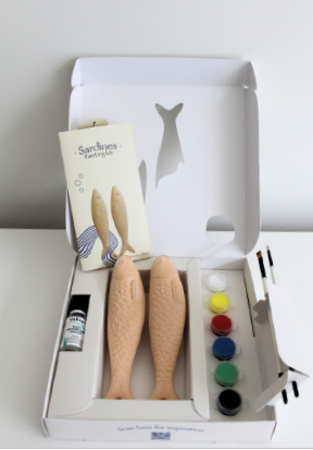 Kit de Pintura de Sardinhas