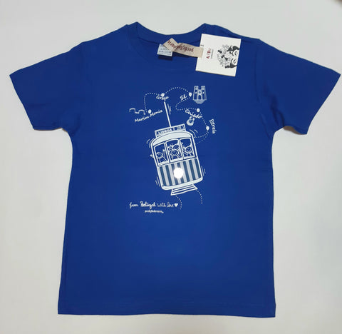 Tram Blue Tshirt - kids