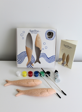 Kit de Pintura de Sardinhas