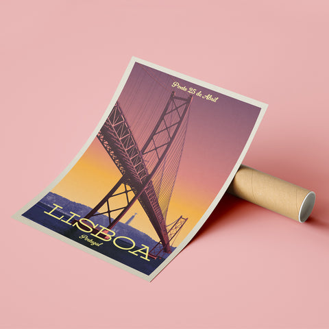 25 de Abril bridge's poster