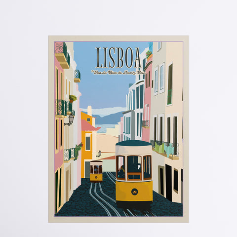 Poster Lisboa à Noite