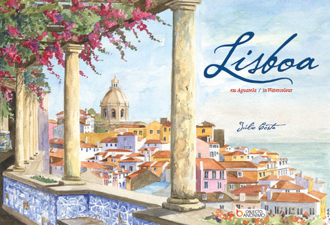 Book Lisboa Sintra Cascais in Watercolor