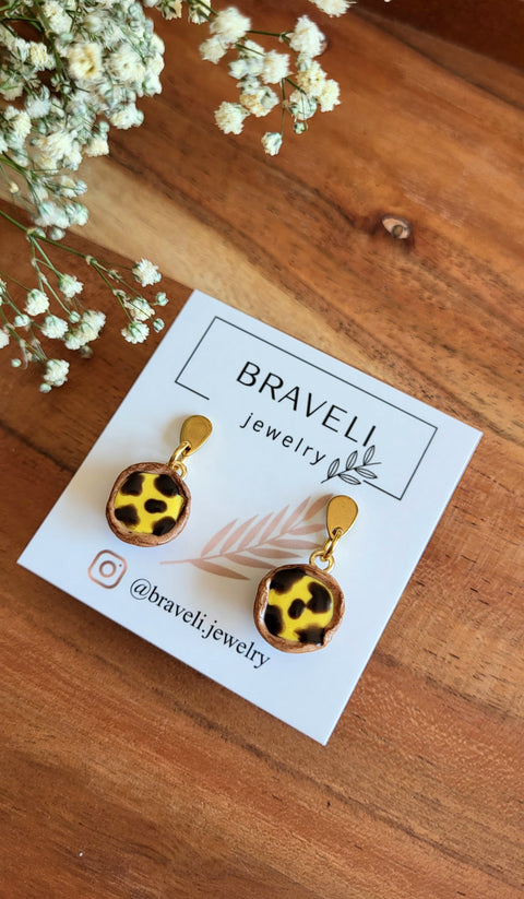 Brincos pastel de nata