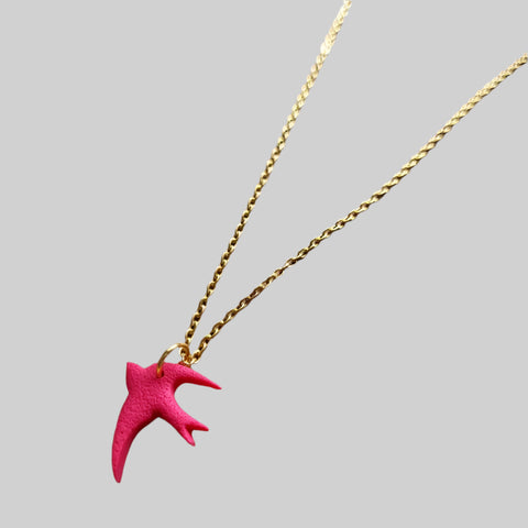 Swallow-shaped necklace
