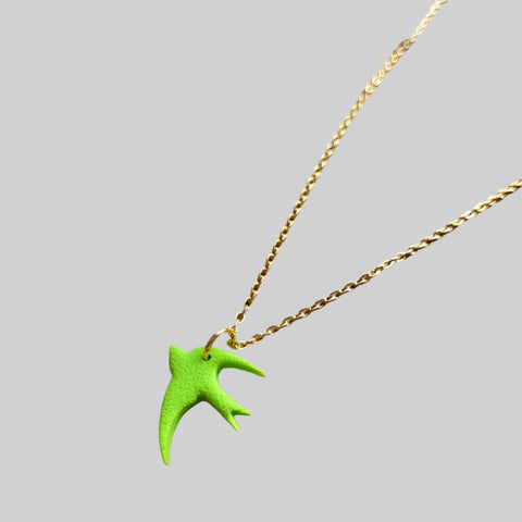 Swallow-shaped necklace