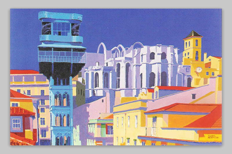 Print "Elevador de Santa Justa" Visit Lisboa Shop