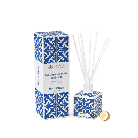 Diffuser: Tiles from Portugal - Azulejos de Portugal Diffuser - White Grape & Camellia