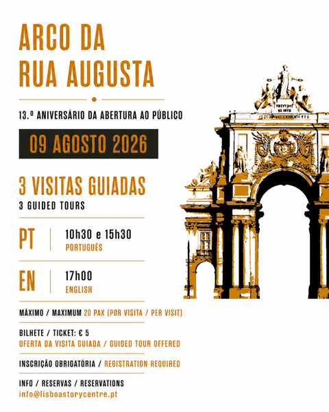 El Arco de la Rua Augusta - Aniversário 09-08-2026