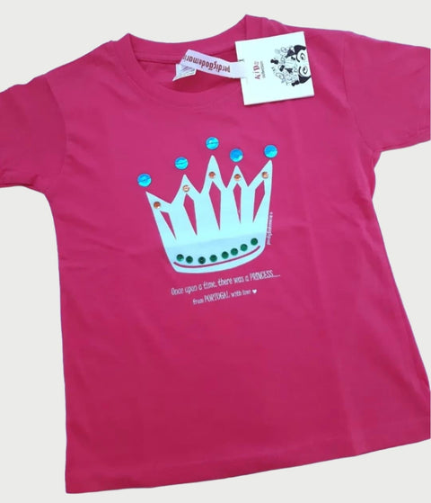 Camiseta Corona con lentejuelas - niño