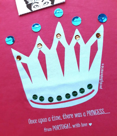 Camiseta Corona con lentejuelas - niño