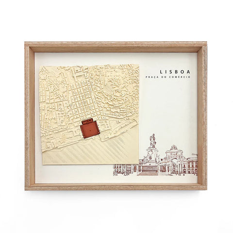 3D Decorative Picture Lisbon's Praça do Comércio