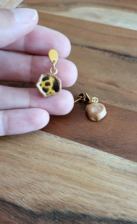 Brincos pastel de nata