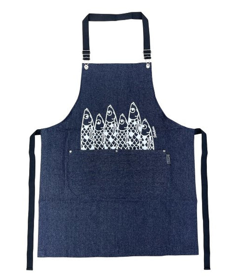 Sardines Denim Apron