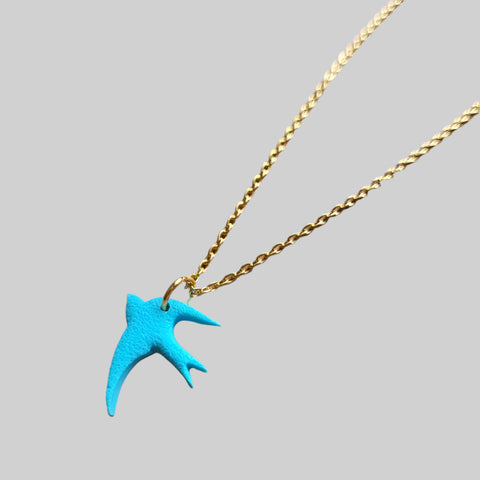 Swallow-shaped necklace