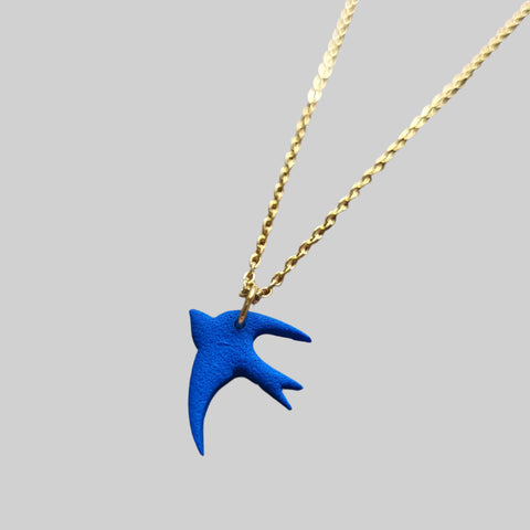 Swallow-shaped necklace