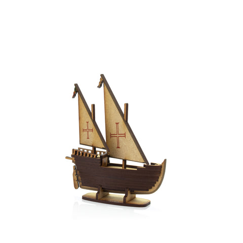 Puzzle 3D Caravela em Madeira (MDF) cortado a laser