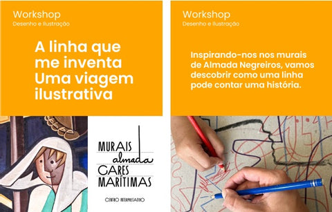 Creative Drawing and Illustration Workshop "A Linha que Inventa.Uma Viagem Ilustrativa" - October 26