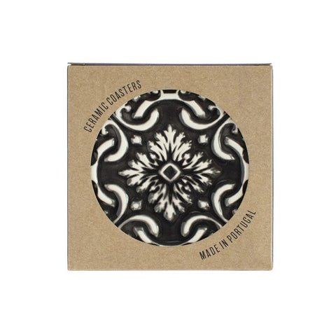2 Coasters Ceramic Set