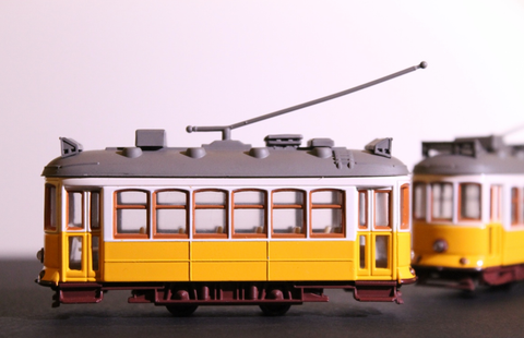 Metal Tram Miniature
