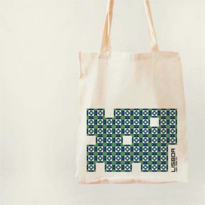 Green Tiles Tote bag