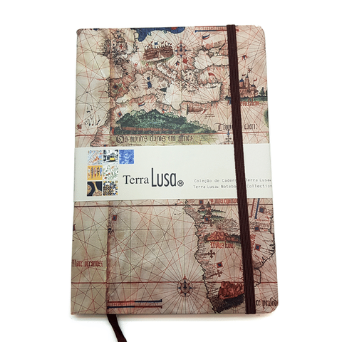 Notebook with planisphere design