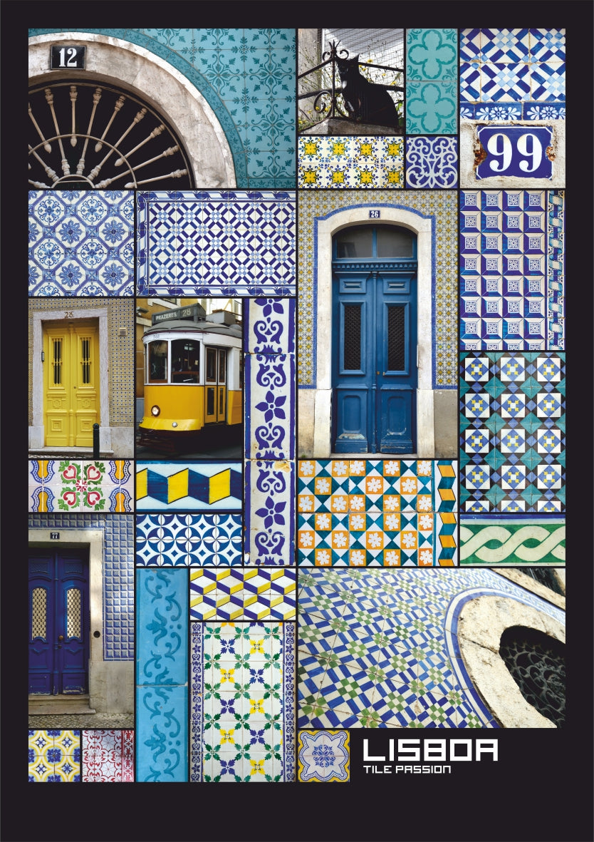 Lisboa Tiles Poster