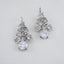 Earrings with zircon