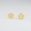 Flower Gold Silver Earrings