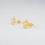 Flower Gold Silver Earrings