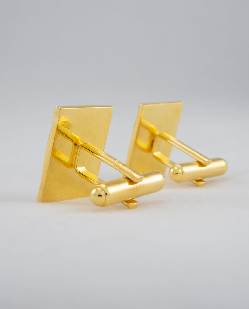 Gold Silver cufflinks