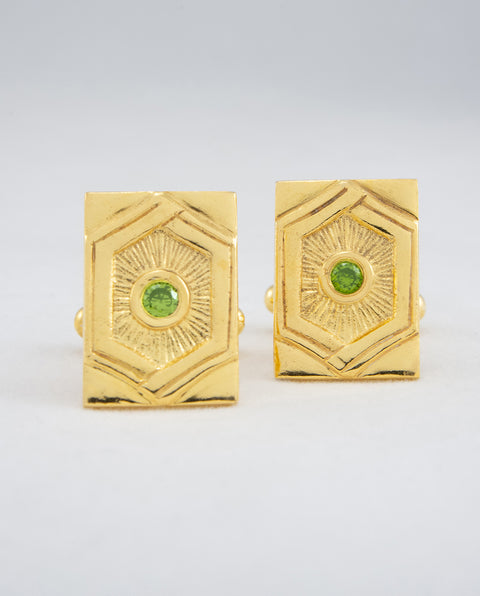 Gold Silver cufflinks