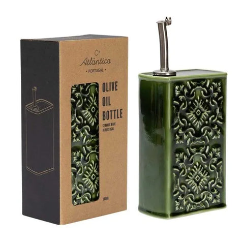 AZULEJO Olive Oil Dispenser 500ml - GREEN