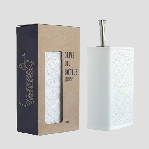 AZULEJO Olive Oil Dispenser 500ml - WHITE