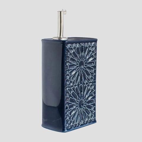 Dispensador de aceite de oliva ALICATOS 500 ml - AZUL OSCURO