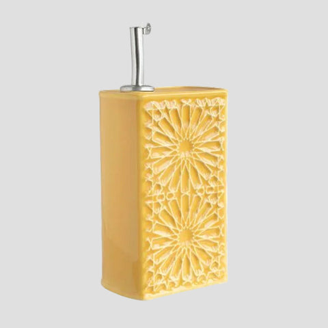 Dispensador de aceite de oliva ALICATOS 500ml - AMARILLO