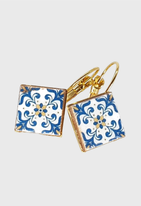 Pendientes Azulejos