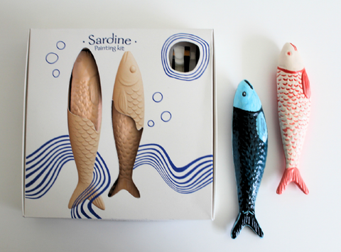 Kit de Pintura de Sardinhas
