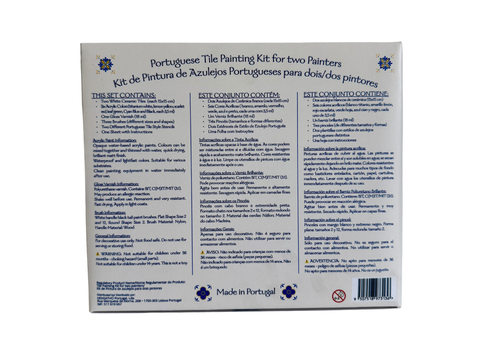 Kit para pintar azulejos portugueses