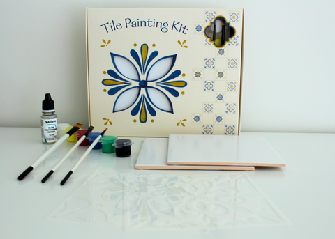 Kit para pintar azulejos portugueses
