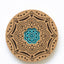 Cork and blue ceramic base