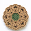 Cork and green ceramic base