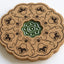 Cork and green ceramic base