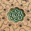 Cork and green ceramic base