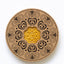 Cork and yellow ceramic base