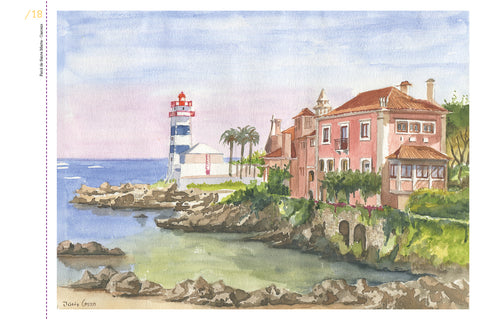 Book Lisboa Sintra Cascais in Watercolor