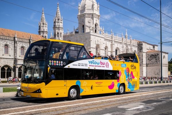 Yellow Bus - Lisboa Tudo em Um bilhete Hop-On Hop-Off Autocarro, Elétrico e Barco 72H