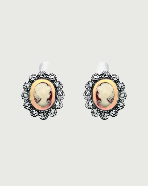 Earrings Cameo