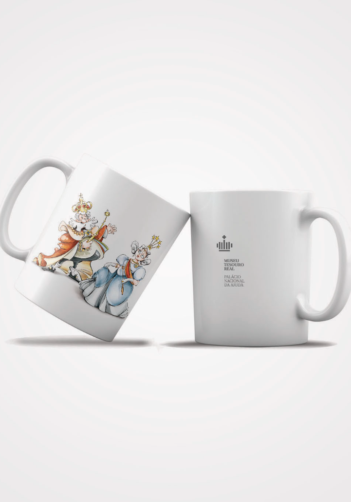 Ceramic mug King & Queen